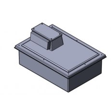 750 Litre Type AB Air Gap GRP Fire Water Tank, Insulated, Cat 5