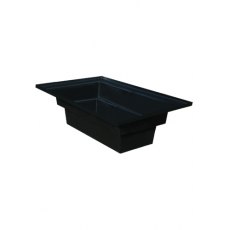 Ecosure 1780 Litre Rectangular Garden Pond - Stepped Sides - Black