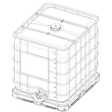 8 x 1000 Litre IBCs