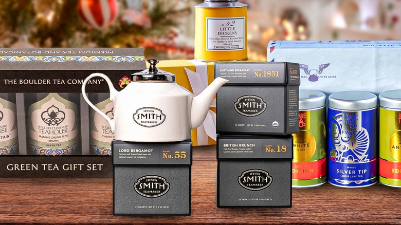 Variety of tea gift sets