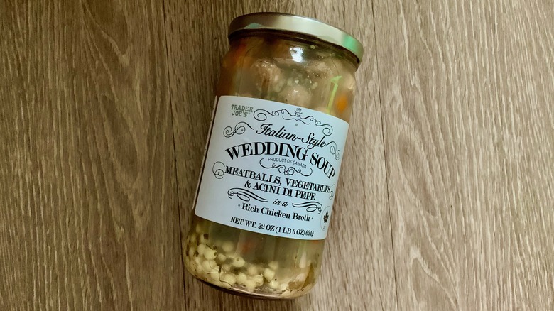 Italian-Style Wedding Soup jar