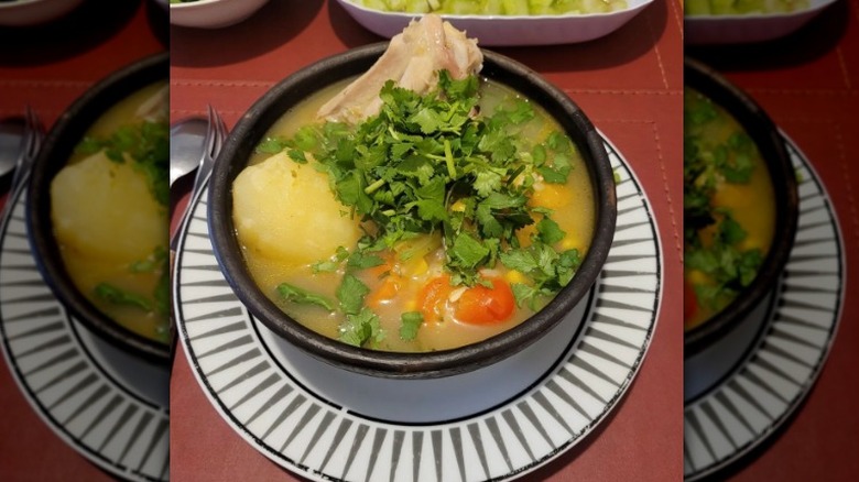 Chilean cazuela meat potato stew