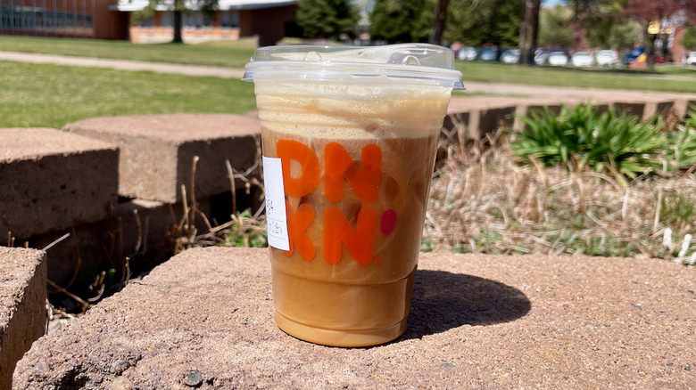 Caramel cold foam cold brew