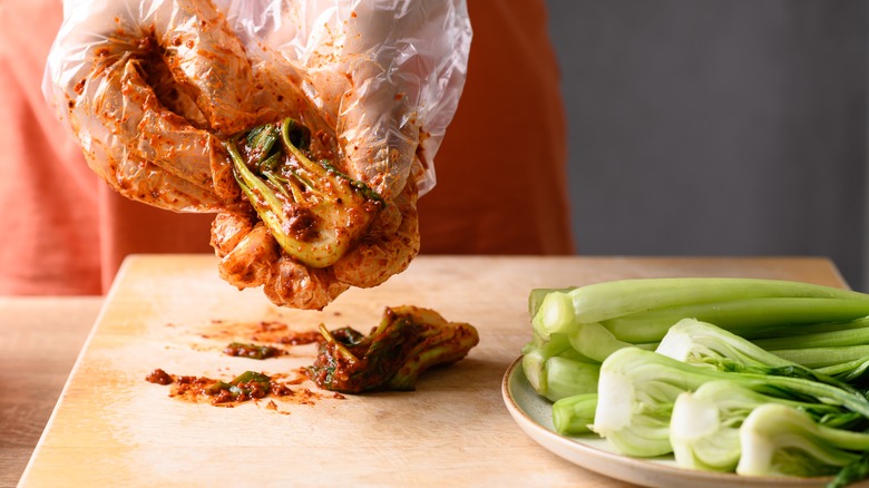 Bok choy kimchi