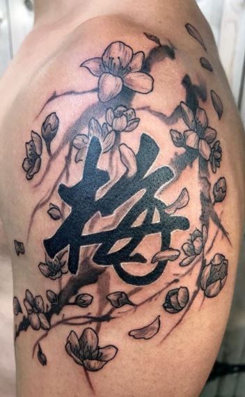 Chinese Script Tattoo  Golden Iron Tattoo Studio DownTown Toronto