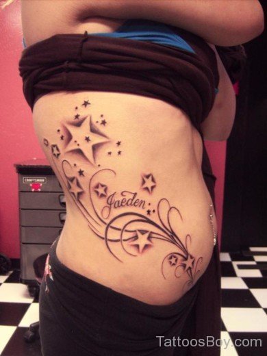 Feminine Star Vine Tattoo-TB1046