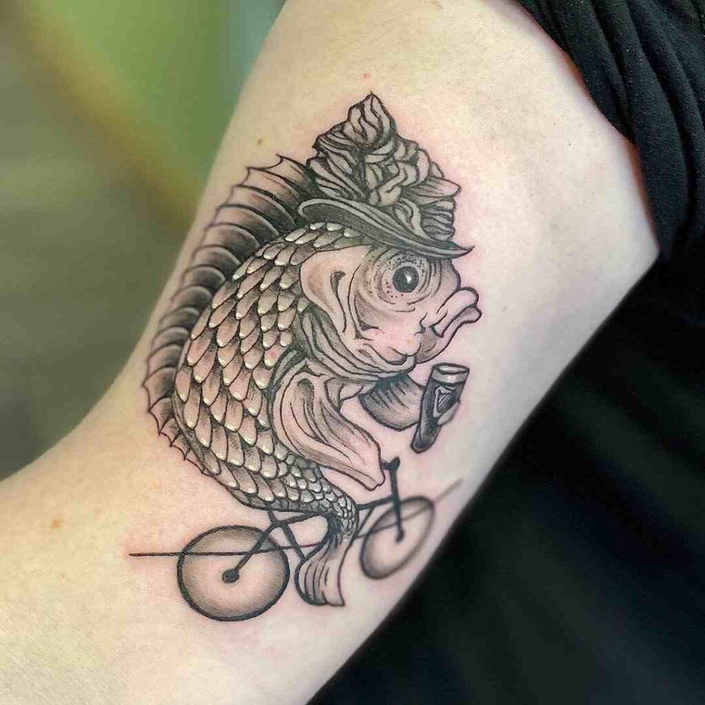 Bicycle tattoo 2