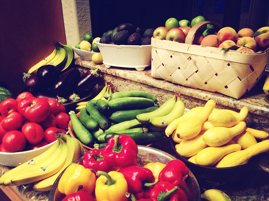 farmers market produce