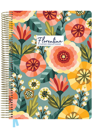 Florentina Premium Planner 2025 (Weekly) - Retro Blooms