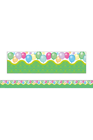 Balloons Pop Apart Border: Card