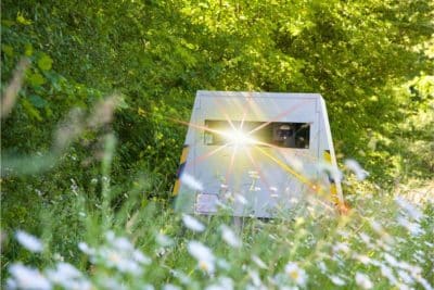 radar automatique de chantier caché dans les bois dans les Hauts de France