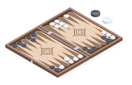 Backgammon Board Game