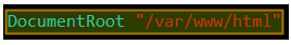 Apache DocumentRoot