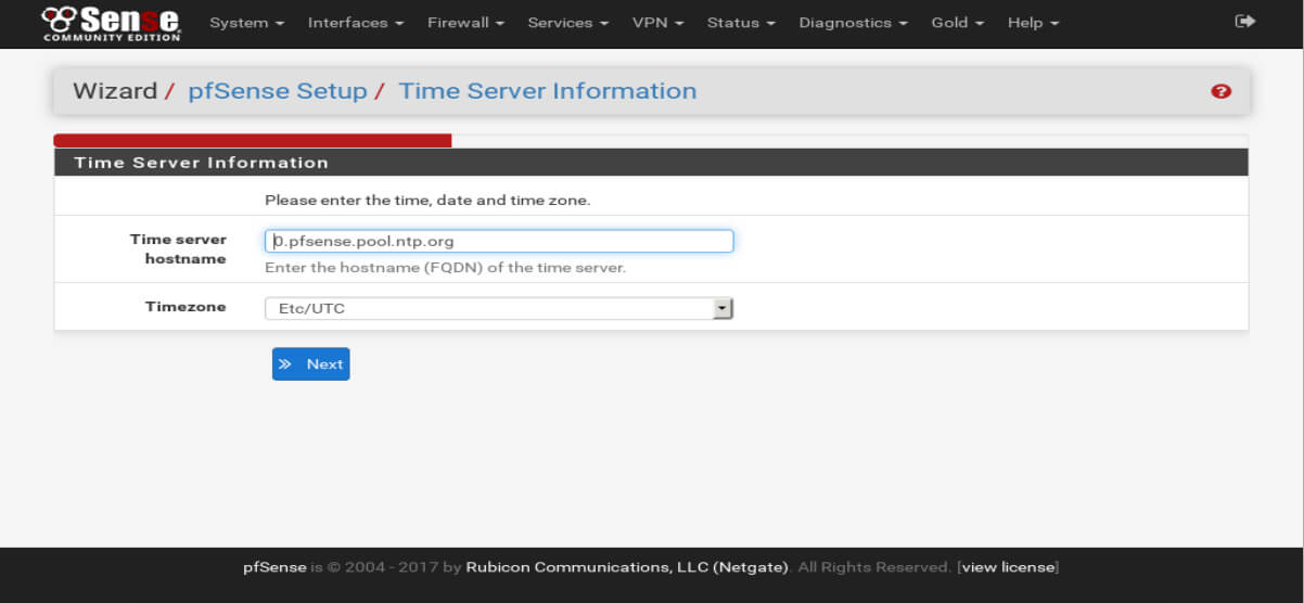 pfSense Network Time Protocol