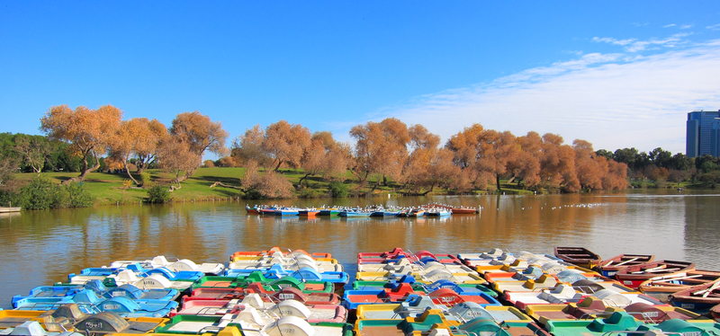 Hayarkon Park is a popular attraction in Tel Aviv.