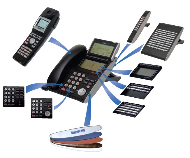 NEC Univerge phone accessories telephone options