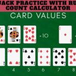 Blackjack Practice with Running Count Calculator