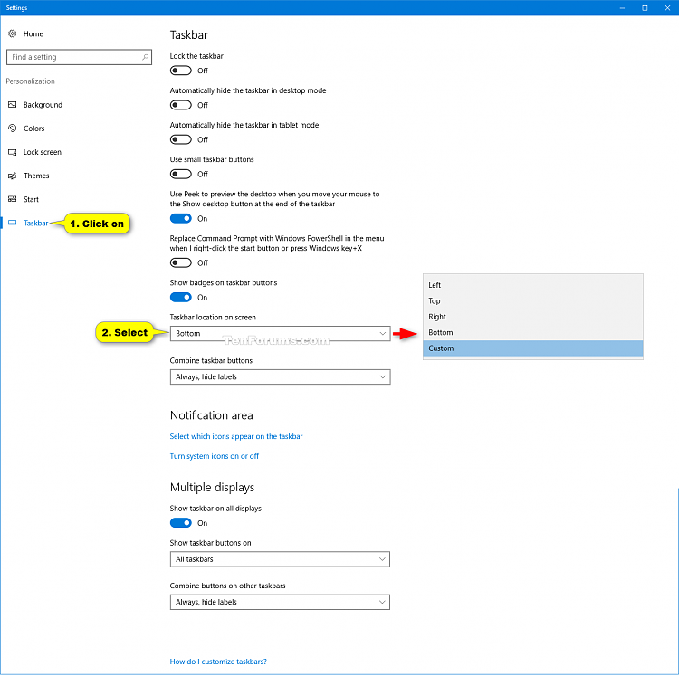 How To Change The Taskbar Location On Screen In Windows 11 Appuals Com ...