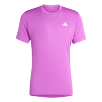 Adidas Mens Tennis Freelift Tee - Purple Burst