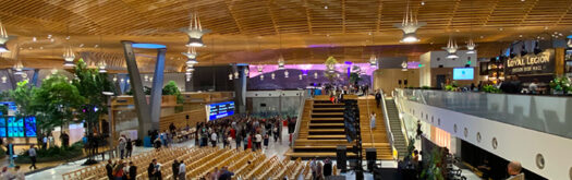 Overlooking the Marketplace at the new PDX Airport terminal