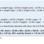 Mifflin St Jeor Equation For Pregnancy