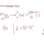 Radioactive Decay Equation Chemistry