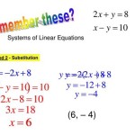 Solving Systems Of Linear And Quadratic Equations Kuta