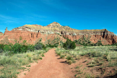 Carol Highsmith Path and rock formations in Palo Duro Canyon State Park, Texas, 2014