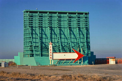 John Margolies Texan Drive-In, Pecos, Texas, 1979