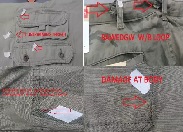 Sewing Defect with Root Causes and Corrective Actions