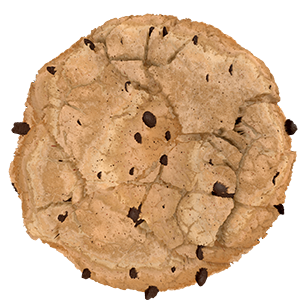 Baked Cookie Texture with Chocolate Chips