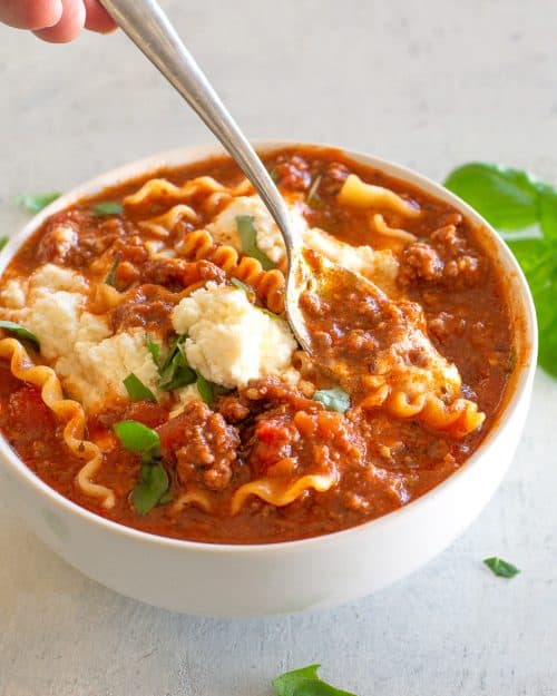 lasagna soup