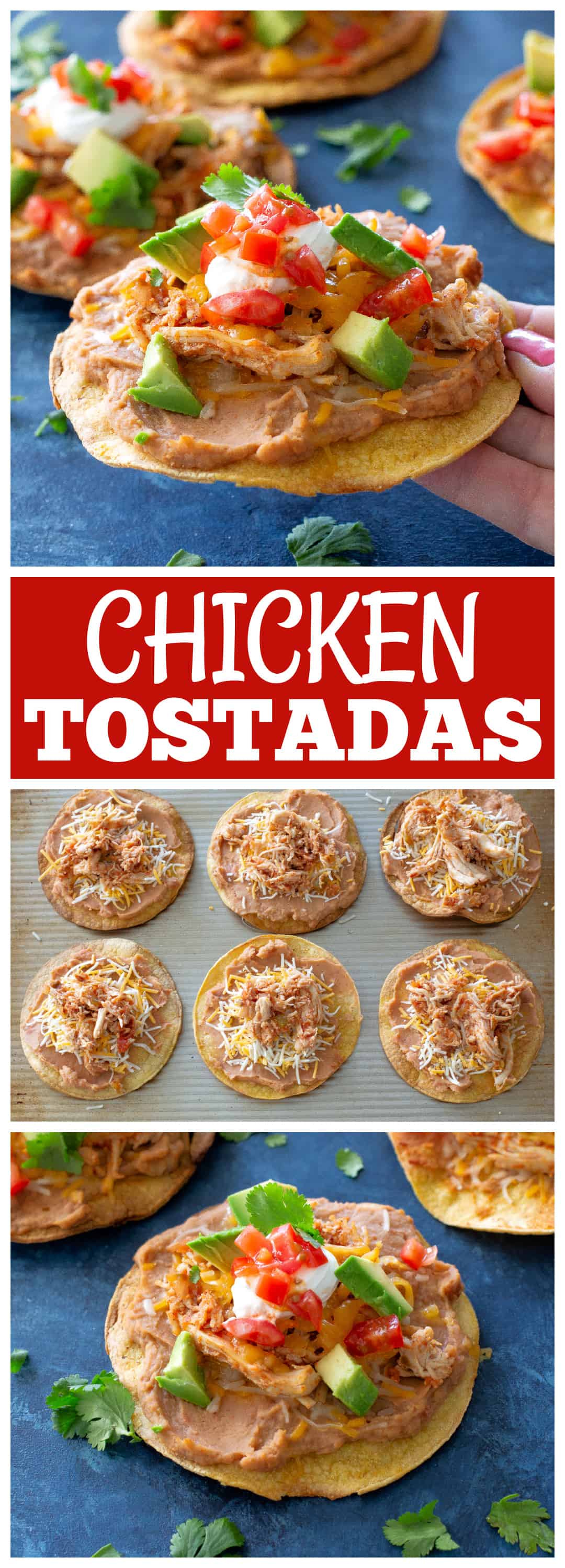 Chicken Tostadas