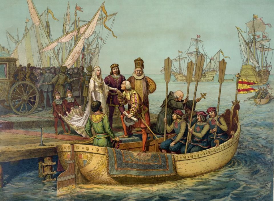  Columbus and his crew left Spain to head to the New World in 1492