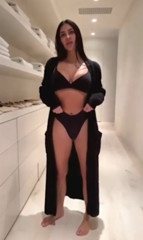 Kim shed 16 pounds to get into the dress