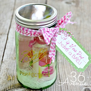 Jar Gift Idea and Free Printable