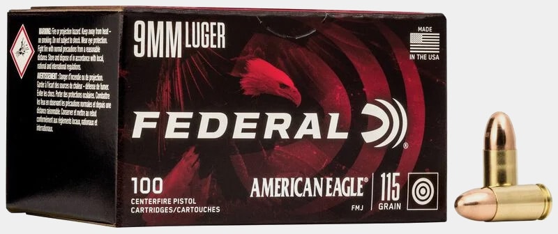 Federal American Eagle 115 gr. 9mm