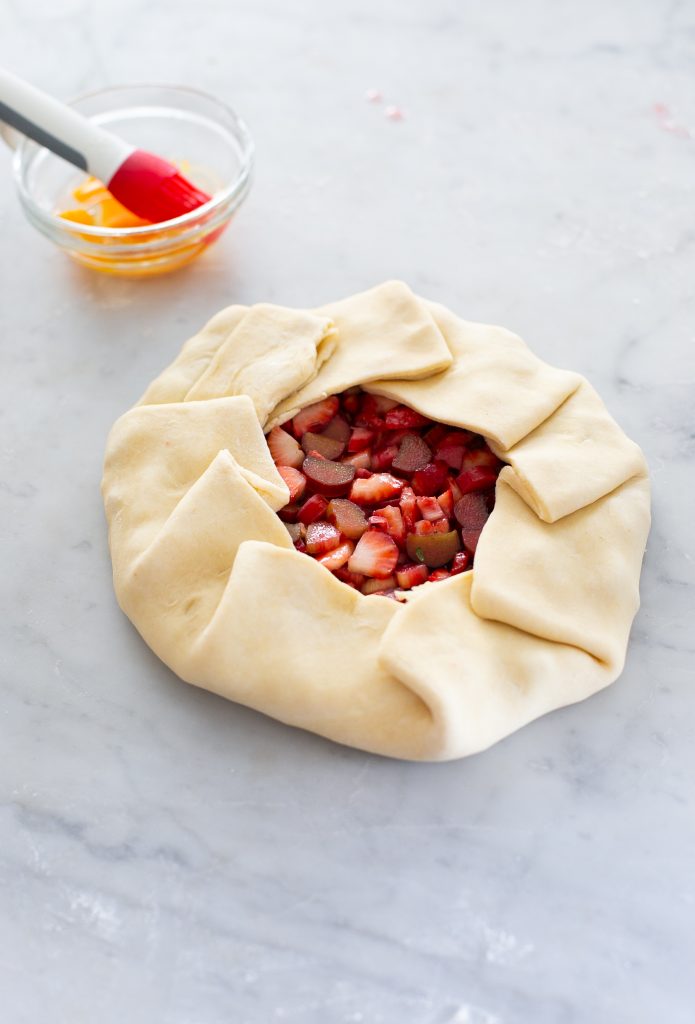 Strawberry Rhubarb Galette