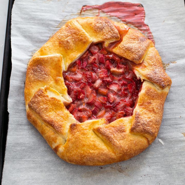 Strawberry Rhubarb Galette