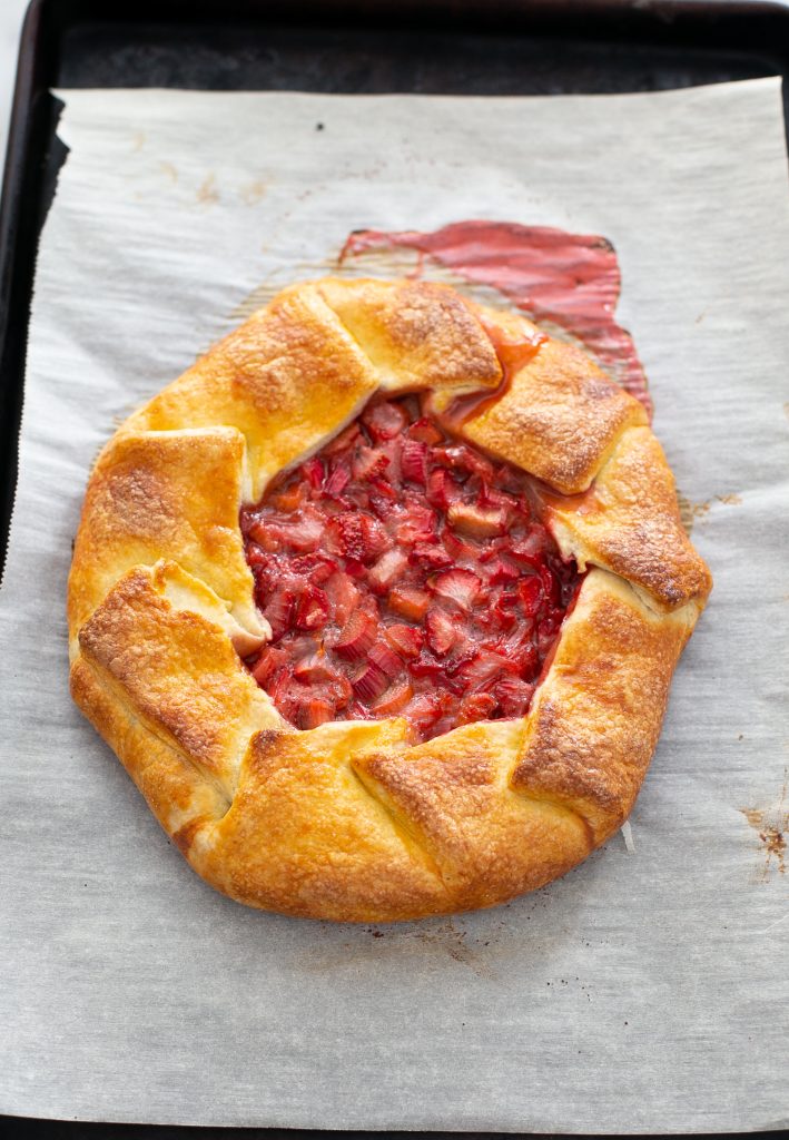 Strawberry Rhubarb Galette