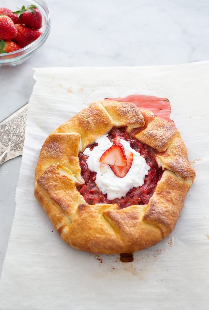 Strawberry Rhubarb Galette