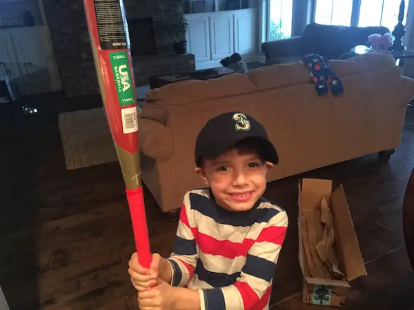 My Son's First Bat