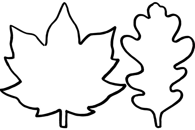 Small Printable Leaf Template - Free Printable Template