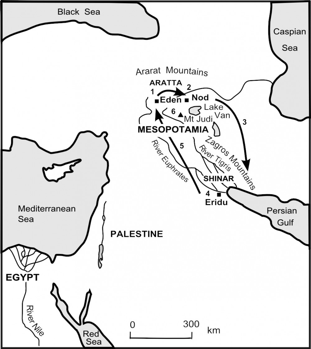 River Flowing From The Garden Of Eden In The Bible - Garden Likes