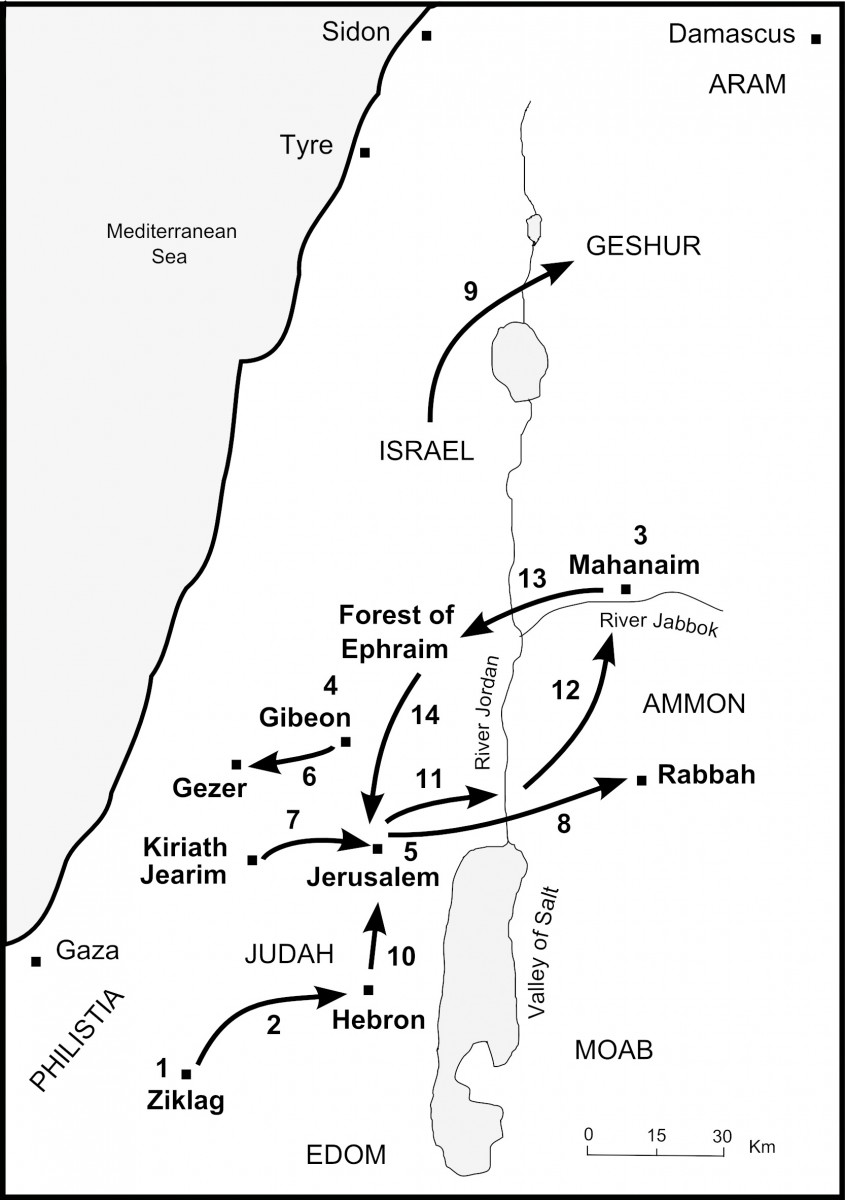 Map Of Israel Under King Saul - Best Map of Middle Earth