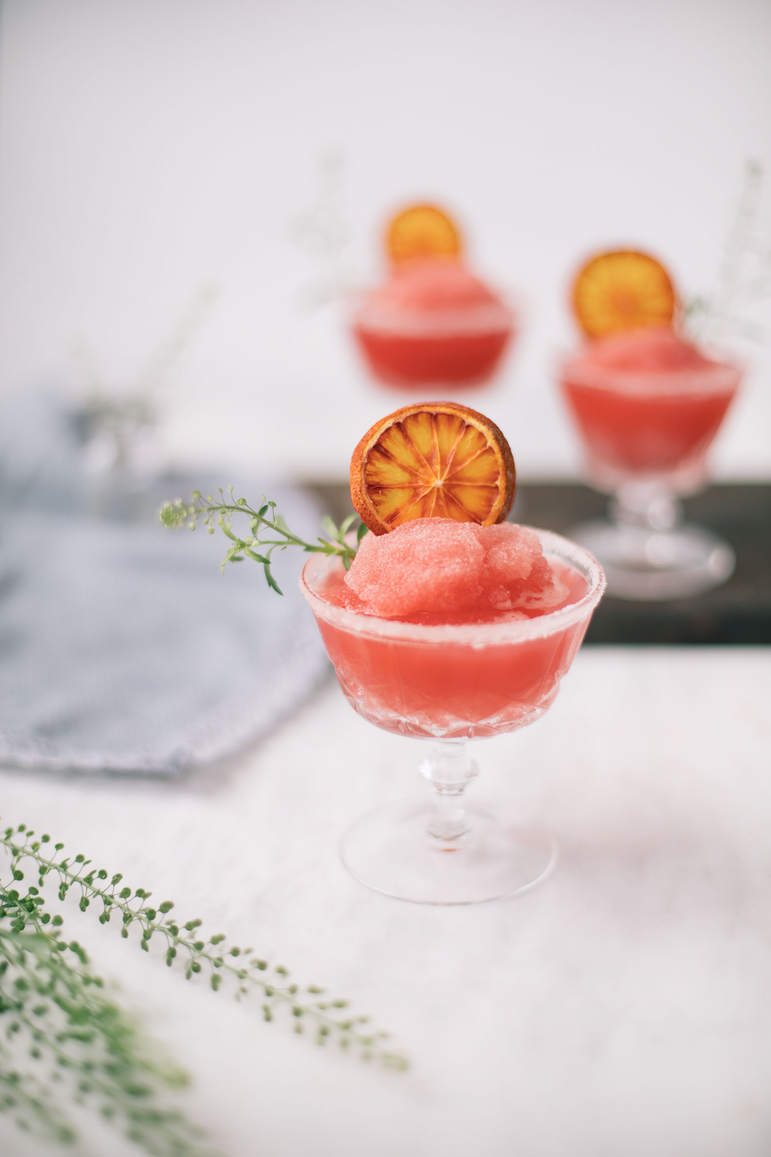 Blood Orange Margarita Slushies