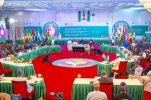 File photo. ECOWAS meeting in Abuja on December 15, 2024