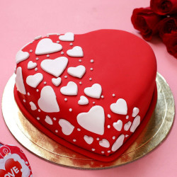 Special Hearts Cake