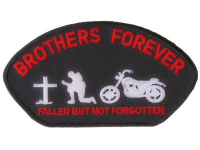 Brothers Forever Biker Cap Patch | US Military Veteran Patches