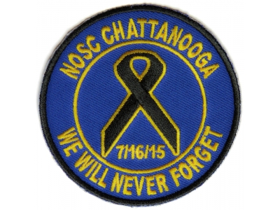 CHATTANOOGA We Will Never Forget Patch | US Navy Military Veteran Patches